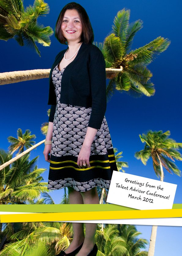 tropical palm tree paradise