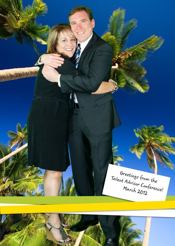 tropical palm tree paradise